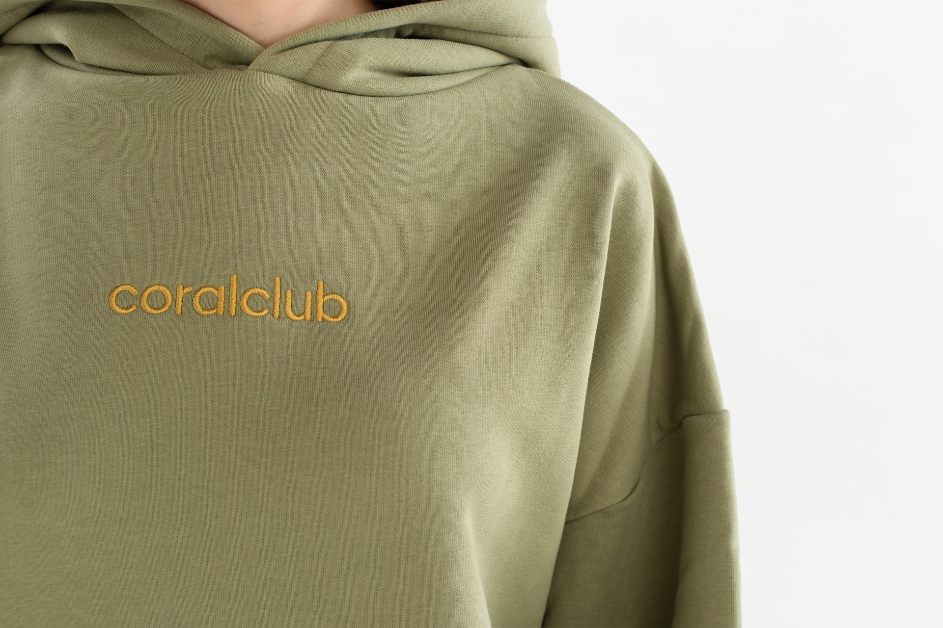 Woman`s hoodie. Longline